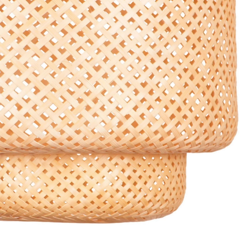 Lampadario a sospensione con filo BERTA 1xE27/20W/230V diametro 50 cm bambù