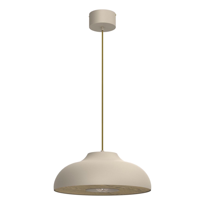 Lampadario a sospensione con filo BILBAO 1xE27/15W/230V beige