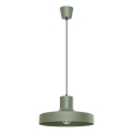 Lampadario a sospensione con filo BILO 1xE27/15W/230V diametro 35 cm verde