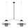 Lampadario a sospensione con filo BJORN 2xE27/60W/230V