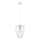 Lampadario a sospensione con filo BLANCHE 1xE27/11W/230V bianco