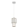 Lampadario a sospensione con filo BLANCO 1xE27/60W/230V bianco