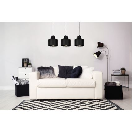 Lampadario a sospensione con filo BODO 3xE27/60W/230V