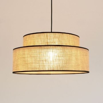 Lampadario a sospensione con filo BOHO 1xE27/60W/230V beige