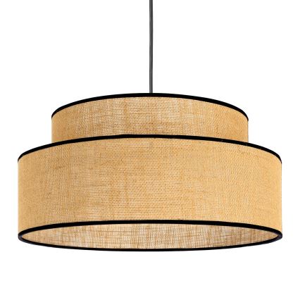 Lampadario a sospensione con filo BOHO 1xE27/60W/230V beige