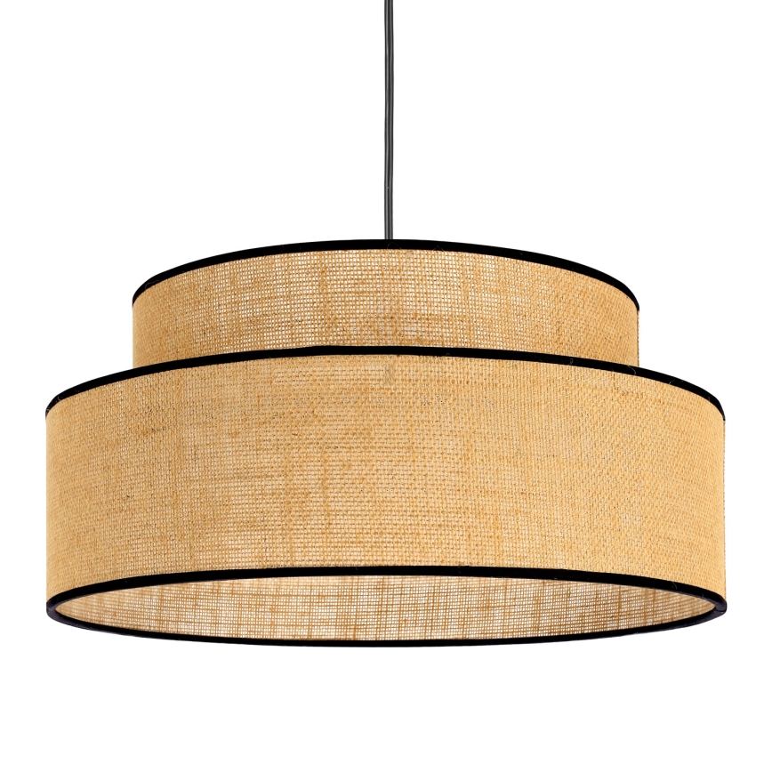 Lampadario a sospensione con filo BOHO 1xE27/60W/230V beige