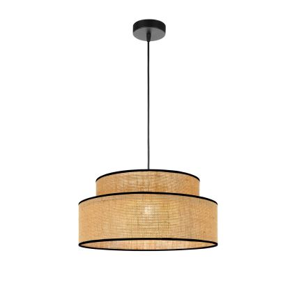 Lampadario a sospensione con filo BOHO 1xE27/60W/230V beige