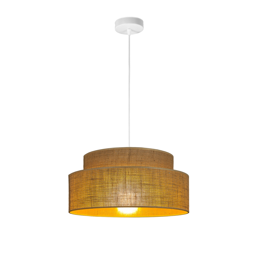 Lampadario a sospensione con filo BOHO 1xE27/60W/230V beige
