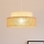 Lampadario a sospensione con filo BOHO 1xE27/60W/230V bianco/beige