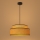 Lampadario a sospensione con filo BOHO 1xE27/60W/230V diametro 40 cm beige
