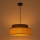 Lampadario a sospensione con filo BOHO 1xE27/60W/230V diametro 40 cm marrone/beige