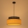 Lampadario a sospensione con filo BOHO 1xE27/60W/230V diametro 40 cm nero/rattan