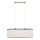 Lampadario a sospensione con filo BOHO 2xE27/40W/230V quercia