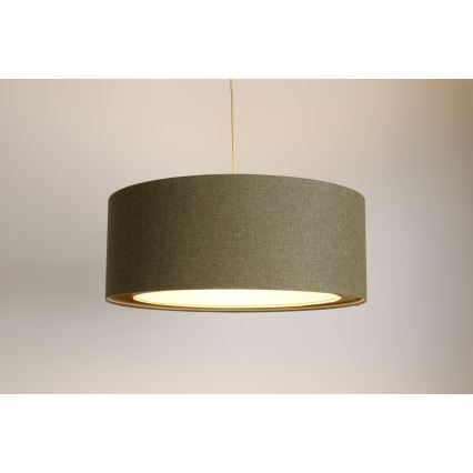 Lampadario a sospensione con filo BOHO TRINITI 1xE27/60W/230V grigio