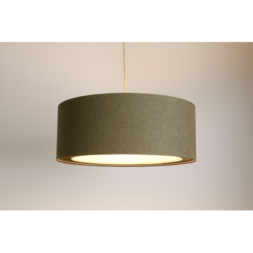 Lampadario a sospensione con filo BOHO TRINITI 1xE27/60W/230V grigio