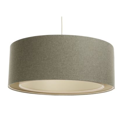 Lampadario a sospensione con filo BOHO TRINITI 1xE27/60W/230V grigio