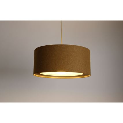 Lampadario a sospensione con filo BOHO TRINITI 1xE27/60W/230V marrone