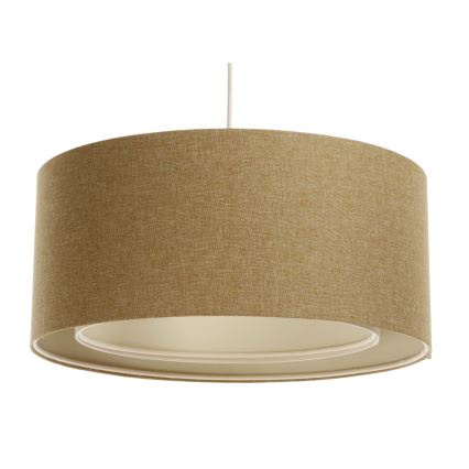 Lampadario a sospensione con filo BOHO TRINITI 1xE27/60W/230V marrone