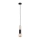 Lampadario a sospensione con filo BOLID 1xE27/60W/230V oro/nero