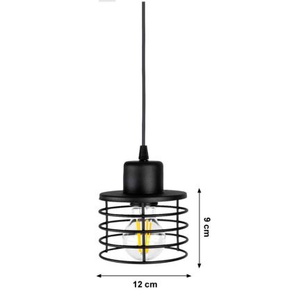 Lampadario a sospensione con filo BONOX 1xE27/60W/230V