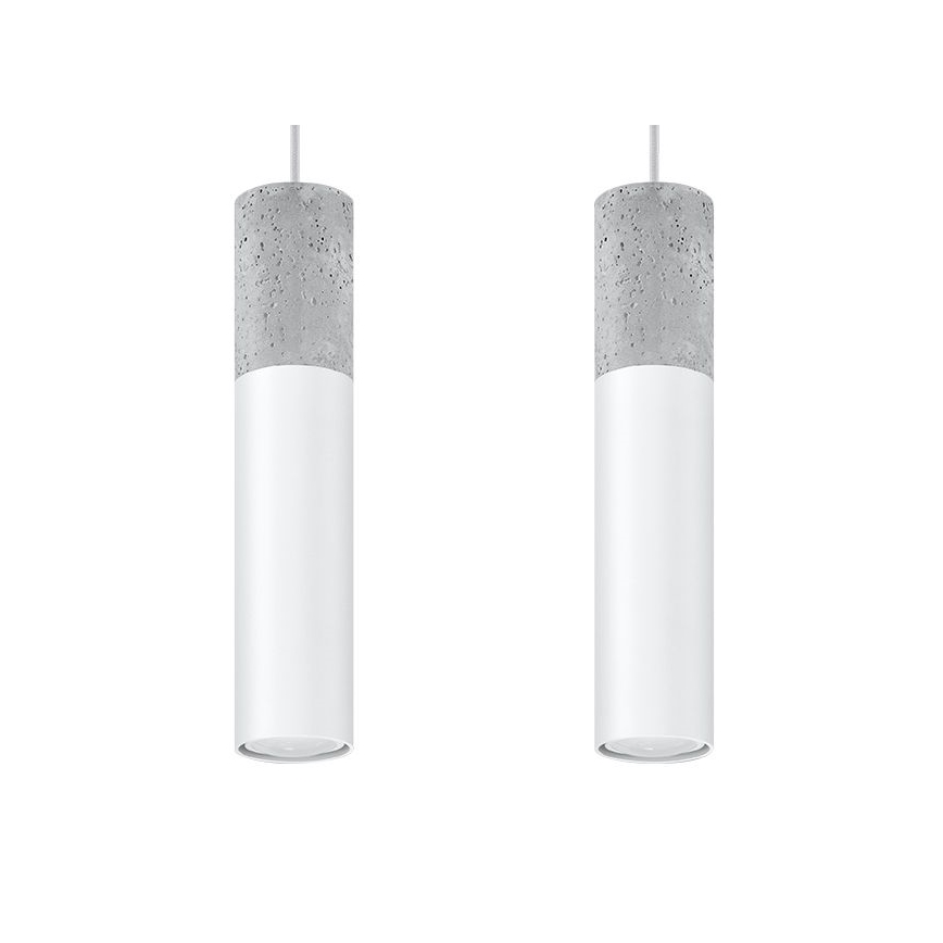 Lampadario a sospensione con filo BORGIO 2xGU10/40W/230V