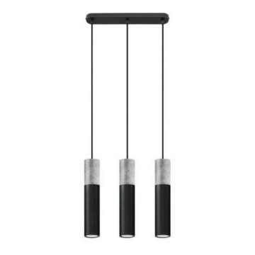 Lampadario a sospensione con filo BORGIO 3xGU10/40W/230V