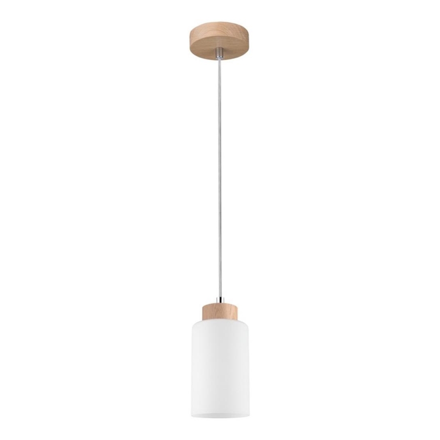 Lampadario a sospensione con filo BOSCO 1xE27/60W/230V quercia