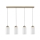 Lampadario a sospensione con filo BOSCO 4xE27/60W/230V quercia