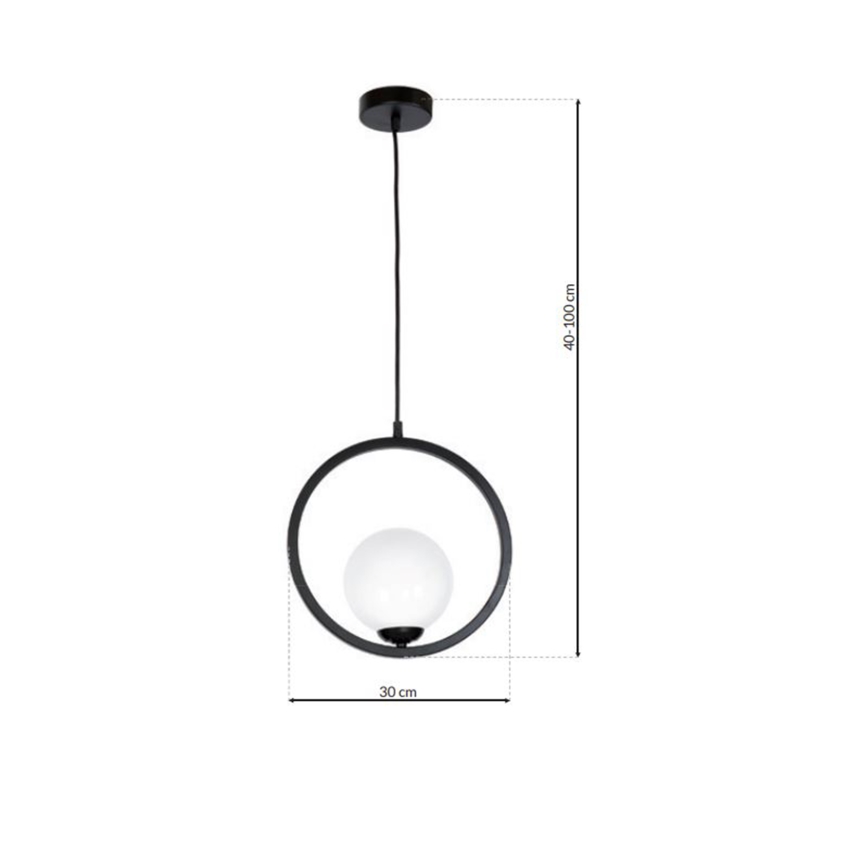 Lampadario a sospensione con filo BOSTON 1xE14/40W/230V