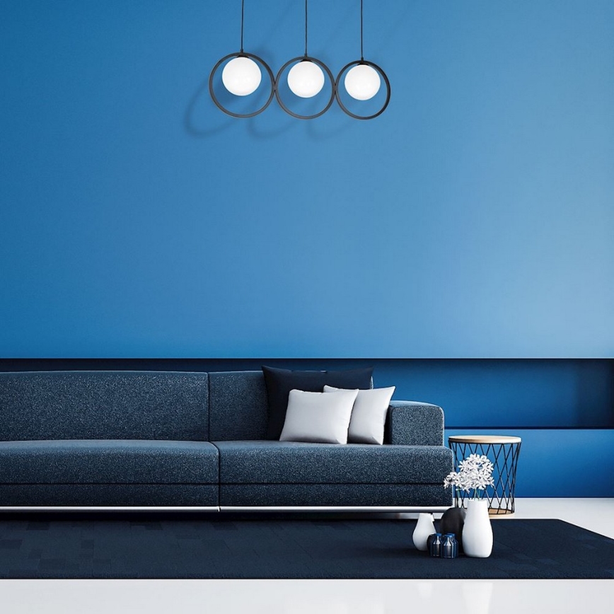 Lampadario a sospensione con filo BOSTON 3xE14/40W/230V