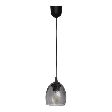 Lampadario a sospensione con filo BRILLANT 1xE27/15W/230V grigio