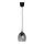 Lampadario a sospensione con filo BRILLANT 1xE27/15W/230V grigio