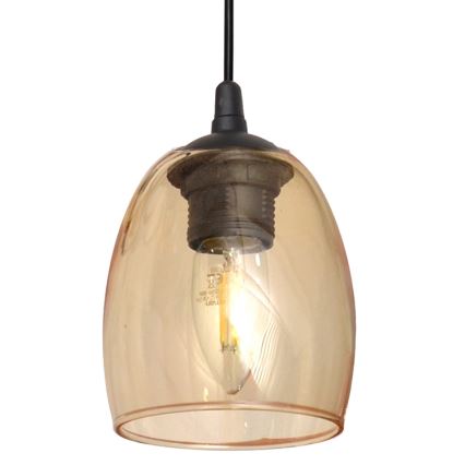 Lampadario a sospensione con filo BRILLANT 3xE27/15W/230V beige