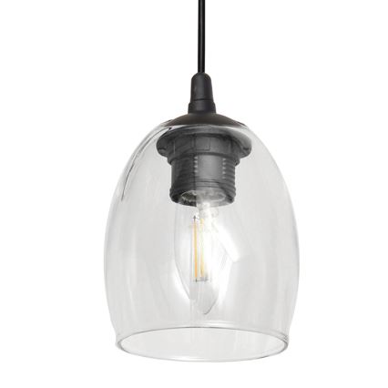 Lampadario a sospensione con filo BRILLANT 3xE27/15W/230V limpido