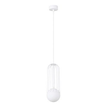 Lampadario a sospensione con filo BRINA 1xG9/8W/230V bianco