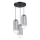 Lampadario a sospensione con filo BRINA 3xG9/8W/230V nero