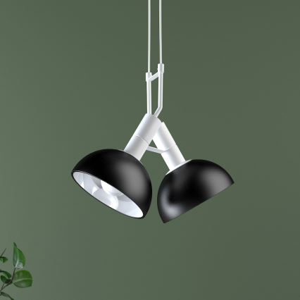 Lampadario a sospensione con filo BUFFI 2xE27/60W/230V