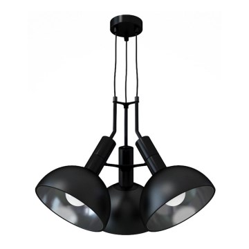 Lampadario a sospensione con filo BUFFI 3xE27/60W/230V