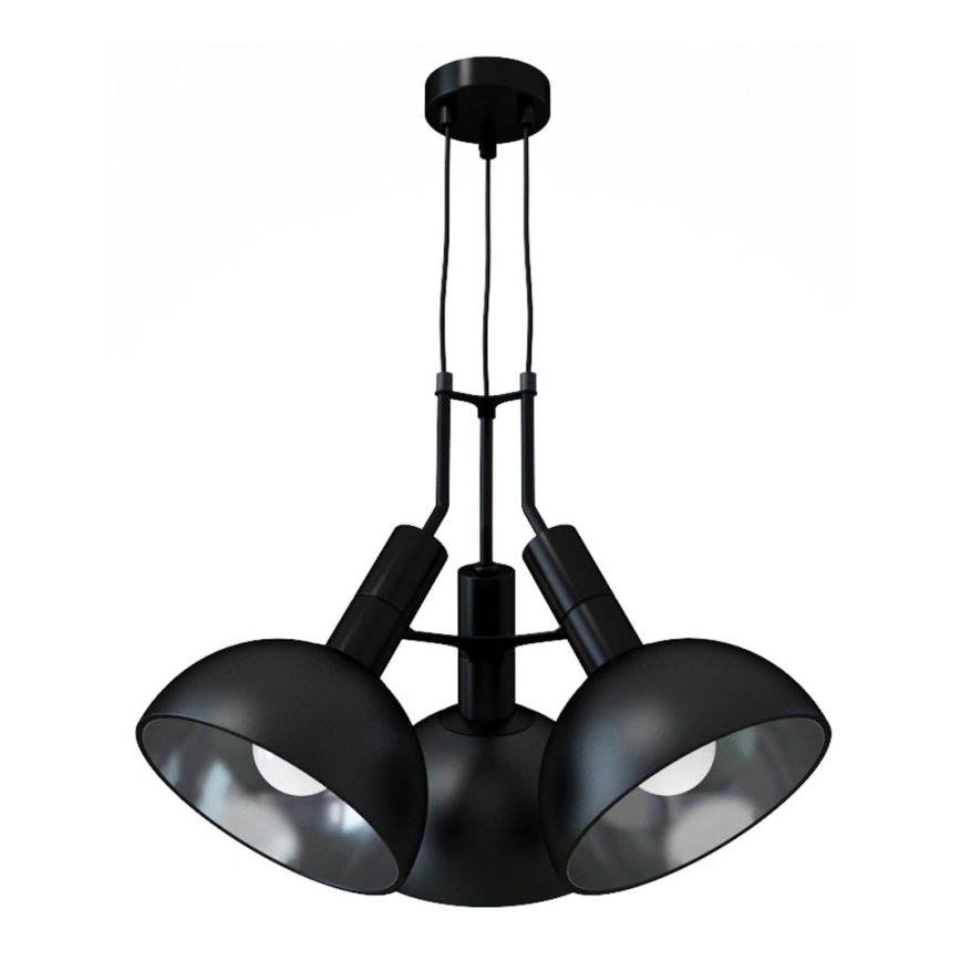 Lampadario a sospensione con filo BUFFI 3xE27/60W/230V