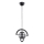 Lampadario a sospensione con filo CABRIO 1xE14/10W/230V nero