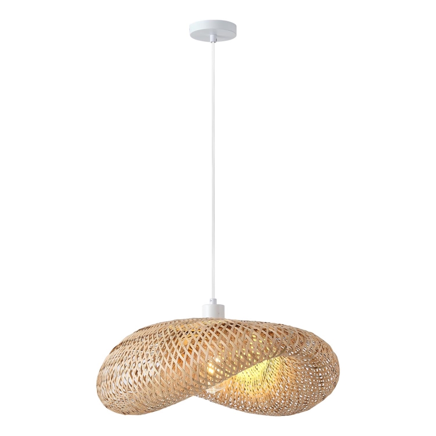Lampadario a sospensione con filo CALYPSO 1xE27/15W/230V bambù