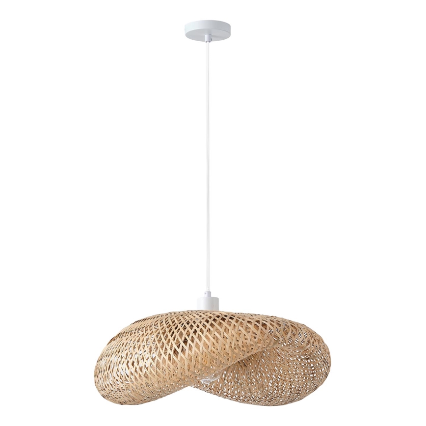Lampadario a sospensione con filo CALYPSO 1xE27/15W/230V bambù