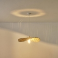 Lampadario a sospensione con filo CALYPSO 1xE27/15W/230V diametro 55 cm bambù