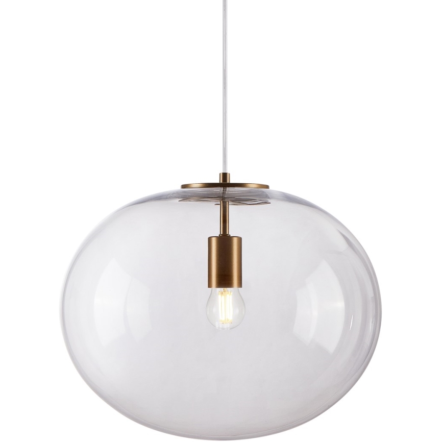 Lampadario a sospensione con filo CAMPANIA 1xE27/60W/230V oro