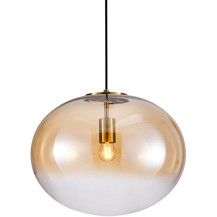 Lampadario a sospensione con filo CAMPANIA 1xE27/60W/230V oro