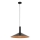 Lampadario a sospensione con filo CAPRI 1xE27/15W/230V diametro 50 cm nero/rame
