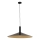 Lampadario a sospensione con filo CAPRI 1xE27/15W/230V diametro 70 cm nero/oro