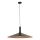 Lampadario a sospensione con filo CAPRI 1xE27/15W/230V diametro 70 cm nero/rame