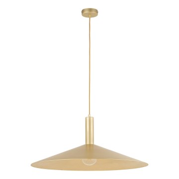 Lampadario a sospensione con filo CAPRI 1xE27/15W/230V diametro 70 cm oro