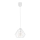 Lampadario a sospensione con filo CEED 1xE27/60W/230V bianco